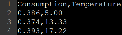 Text within icecream.csv